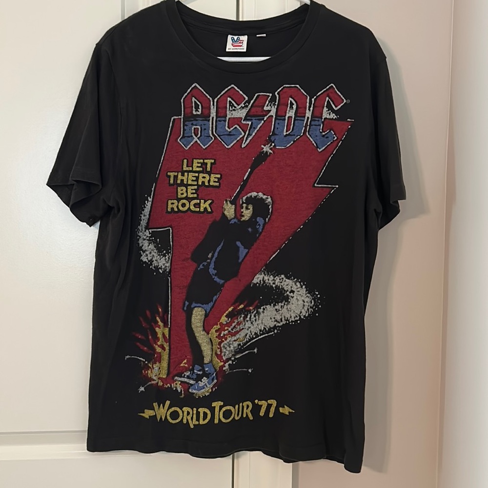 Junk food AC/DC let there be rock T-shirt